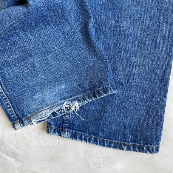 Vintage 80s 90s Levis 517 Boot Cut Orange Tab Made in USA Tag 36x34 Heritage - Picture 7 of 11